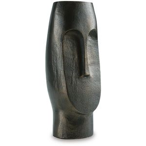 Vase de table moderne en bronze, fait main, design minimaliste, 13,8 H - Product Image 3