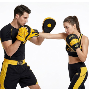 Professional Leather <b>Focus</b> <b>Pads</b> for Boxing, MMA, and Muay Thai Training – Heavy Duty Target Mitts, OEM/ODM Custom Manufacturer - Product Image 1