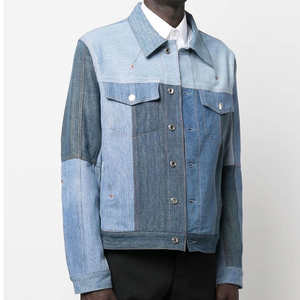 Chaqueta de Mezclilla para Hombre al por Mayor con Cuello Alto y Estampado de Dibujos Animados, Ropa Urbana de Alta Calidad - Product Image 6