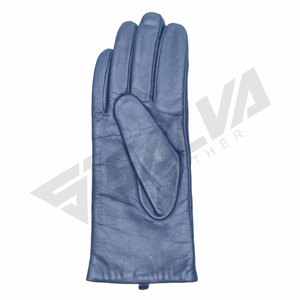 Nouvel Arrivage Gants en Cuir Noir Pur et Cuir Rouge pour Femme, en Peau de Mouton, pour la Conduite et les Occasions Habillées, Hiver - Product Image 3