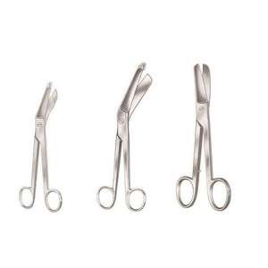 Premium Stainless Steel Curved Blade Lister Scissors Surgical Instrument Nursing High Quality by Metal Med Surgical Scissors - Product Image 1