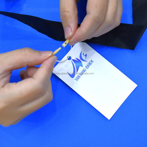 Nouveau BB boucle coton riz résine 20cm coton biologique VNB marque couleur naturelle accessoires de vêtement étiquette volante chaîne - Product Image 6