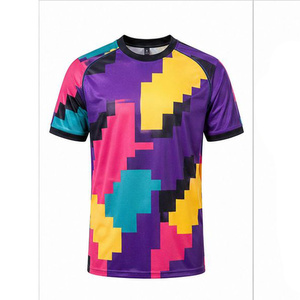 Camiseta de Fútbol de Manga Corta de Primera Calidad, Ligera, Transpirable y de Secado Rápido, con Logotipo Personalizable, Precio al por Mayor, Ropa Deportiva - Product Image 1