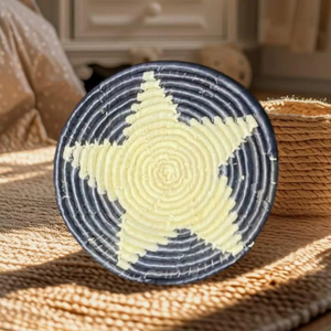 Natural Woven Star Rattan Coaster Decorative <b>Table</b> <b>Mat</b> for Party <b>Table</b> Centerpiece Dining Decor and Handmade Gifts From India - Product Image 1