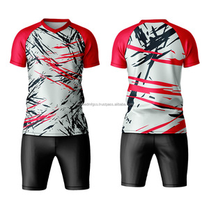 2025 nouveau jeu d'uniformes de football haute Performance tissu à séchage rapide Sublimation complète vêtements d'équipe Logo personnalisé OEM usine en gros - Product Image 4