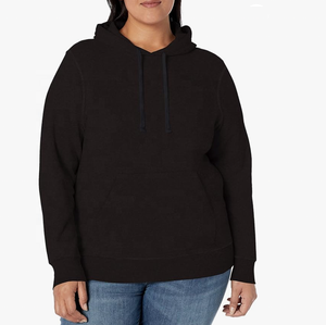 Sweat-shirts et sweats à capuche oversize pour femmes en coton, grande taille, avec décoration de lettres, écologiques et respirants, style décontracté - Product Image 2