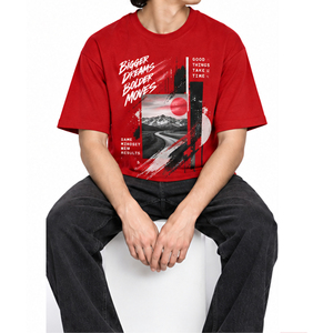 T-shirts imprimés graphiques pour hommes de qualité supérieure, en coton doux, style streetwear - Product Image 1