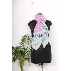 Pareos y pañuelos de playa hechos a mano al por mayor, 100% algodón suave, estampados a mano, a bajo precio, para mujer - Product Image 3