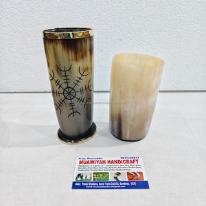 Verres à boire en corne de bœuf de bonne qualité, faits à la main, verres à shot viking en corne de bœuf, verres de style viking à prix compétitif - Product Image 6
