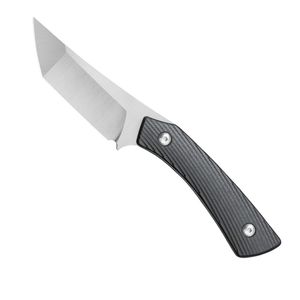 Cuchillos de hoja fija con hoja de acero afilada de punta caída y mango ergonómico texturizado para camping, senderismo y bushcraft al aire libre - Product Image 3