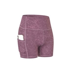 Shorts de Yoga de Cintura Alta Sin Costuras al por Mayor Personalizados para Mujer, con Efecto Tie-Dye y Realce de Glúteos, Ideales para Gimnasio y Entrenamiento Deportivo - Product Image 1