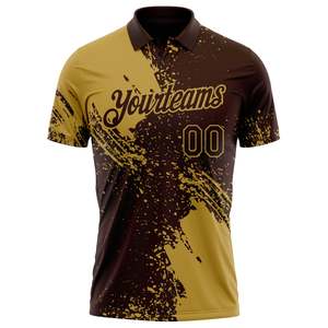 เสื้อโปโลเบสบอลแบบซับลิเมชั่นสั่งทำพิเศษสำหรับผู้ชาย แห้งเร็ว ผลิตจากโพลีเอสเตอร์ พิมพ์ชื่อทีม แขนสั้น ปกคอเสื้อพับได้ เสื้อกีฬาสำหรับผู้ใหญ่ - Product Image 2