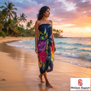 Premium Custom Polynesian Lavalava Sarong Hawaii Fiji Samoa Upolu Apia OEM ODM Customized Manufacturing Service Provider India - Product Image 1