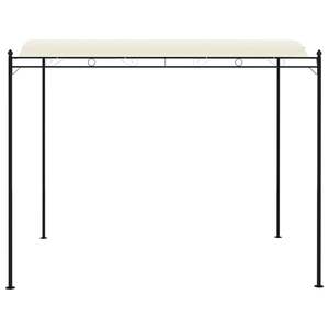 Set di 2 Tende e Gazebo Pergola Grandi in Poliestere Durevole, Colore Bianco Crema e Nero - Product Image 3
