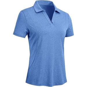เสื้อโปโลผู้หญิง ผ้าคอตตอนผสมพรีเมียม ปักโลโก้ตามสั่ง ทรงเข้ารูป สวมใส่สบาย เหมาะสำหรับออฟฟิศ กอล์ฟ เทนนิส และกีฬาอื่นๆ จำหน่ายจำนวนมาก - Product Image 1