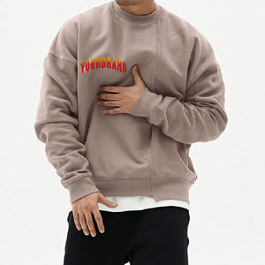 เสื้อสเวตเชิ้ตผู้ชายสีดำ คอกลม ทรงปกติ ผ้าฝ้าย ถักทอแบบเรียบง่าย สวมใส่สบาย กันลม ระบายอากาศได้ดี น้ำหนัก 300 กรัม ยี่ห้อ FONILBEST - Product Image 5