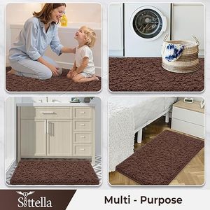 พรมเช็ดเท้าห้องน้ำลายพิมพ์มินิมอลทันสมัย ดูดซับน้ำได้ดี ผลิตจากดินไดอะตอม ปลอดสารพิษ กันลื่น คุณภาพสูง ขายดี ปรับแต่งได้ - Product Image 5