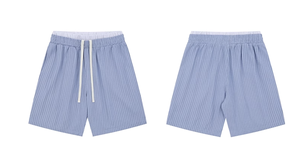 Pantalones Cortos Casuales para Hombre, Algodón Premium, Corte Relajado, Cintura Elástica con Cordón, Ropa de Calle de Verano para Uso Diario, Prendas Inferiores Cómodas - Product Image 3