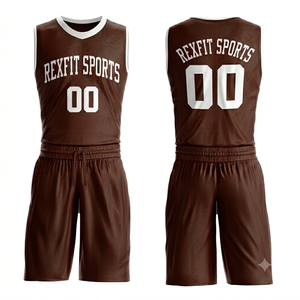 Conjunto de Pantalones Cortos y Camiseta de Baloncesto Bordados Personalizados, Uniforme Deportivo de Baloncesto de Malla Suave Hecho a Medida para Hombre - Product Image 6