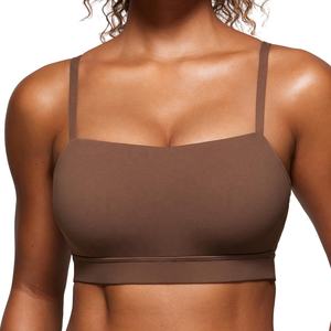 Sujetador Deportivo de Alta Sujeción para Mujer al por Mayor, Transpirable, para Fitness, Yoga y Running, de Spandex y Nylon, Colores Personalizables, OEM - Product Image 1