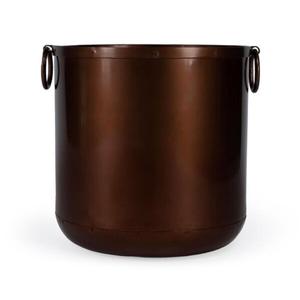 Pot de fleurs de style vintage en fer forgé, jardinière autoportante de forme ronde, antidérapante, pour la décoration du jardin - Product Image 2