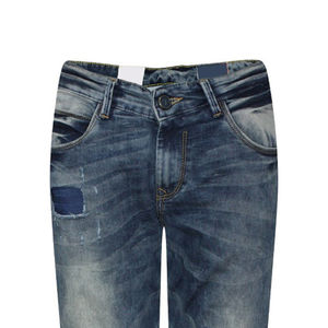 Pantalones Vaqueros Rectos de Cintura Alta para Hombre, Cómodos y de Alta Calidad, Largo Regular, Lavado de Color Veraniego, Estilo Urbano, en Oferta - Product Image 4