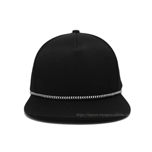 Premium 5 Panel Perforated Performance <b>Hat</b> with Rope <b>Waterproof</b> Golf <b>Hat</b> Laser Cut Hole Mesh <b>Hat</b> Golf Cap Wholesale - Product Image 2