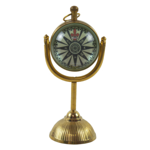 Ensemble de gadgets nautiques : Horloge de table et vaisselle, design métallique pour salon, maison et bureau, avec la meilleure combinaison de décoration - Product Image 6