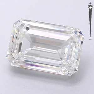 Diamante Cultivado en Laboratorio con Certificado IGI, Corte Esmeralda de 5.07 CT, Color F, Claridad VVS1, ROYAL GEMS, Certificado para Joyería 766624299 - Product Image 3