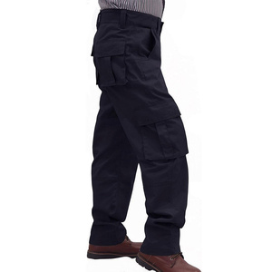 Pantalones de Algodón FR para Hombre, Bolsillos Tipo Cargo, Resistentes al Fuego, Cintura Elástica, Acabado Repelente al Agua y Aceite, Diseño de Logotipo Personalizado - Product Image 3