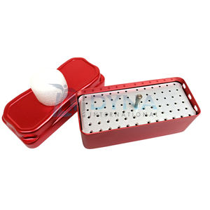 High Quality 72 Holes Dental Endodontics <b>Files</b> / Bur Holder , Endo <b>Files</b> Sterilization <b>Case</b> - Product Image 1