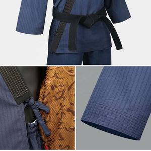 Uniforme de Taekwondo Durable pour Hommes avec Ceinture, Bordure Noire, Ajustement Réglable et Options de Sublimation Personnalisées - Product Image 6