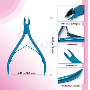 Meilleures ventes : Coupe-cuticules incurvé en acier inoxydable à large ouverture pour doigts et orteils - Product Image 3