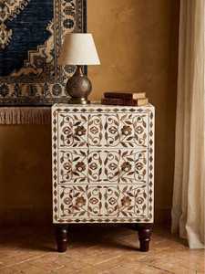 Handcrafted Elegant Bone Inlay Modern Fantasy Style Eco-Friendly Lightweight Durable <b>Console</b> <b>Table</b> <b>Leg</b> Furniture Luxury Living - Product Image 2