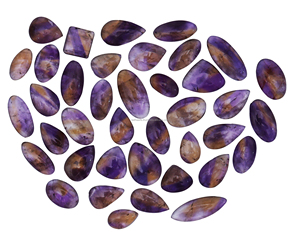 Wholesale Ametrine Cabochon Loose Gemstone Free Size Ametrine for Making Jewelry - Product Image 1