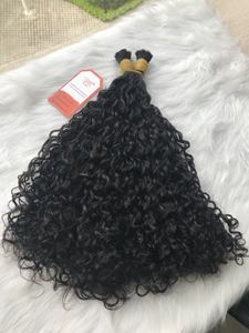Unprocessed Burmese, Water Curly Bulk Human <b>Hair</b> Extension Virgin Cuticle Aligned <b>Hair</b> Vietnamese Raw <b>Hair</b> - Product Image 3