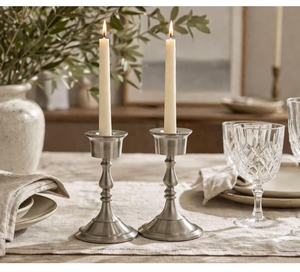 Porte-bougie en métal en forme de souche, chandelier sur piédestal, base ronde, centre de table décoratif pour mariage et dîner - Product Image 1