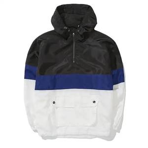 Herren Winter Kapuzen-Canvas-Windbreaker Leichte Winddichte Umweltfreundliche Atmungsaktive Jacke mit Frontlogo - Product Image 2