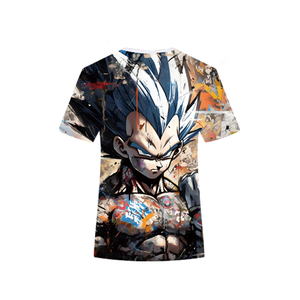 เสื้อยืดพิมพ์ลายดิจิทัลลายอนิเมะฮีโร่สำหรับผู้ชาย |   เสื้อยืดลายมังงะนักรบความละเอียดสูง |   เสื้อกราฟิกประสิทธิภาพสูงระบายอากาศได้ดี - Product Image 2