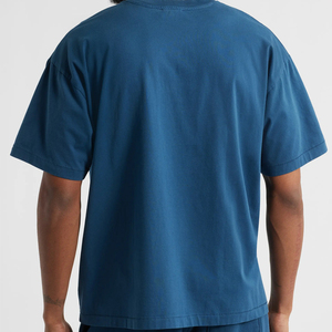 เสื้อยืดคอตตอนเจอร์ซีย์ทรงโอเวอร์ไซส์ คอกลม แขนสั้น สำหรับผู้ชาย เสื้อยืดลำลองฤดูร้อน มีโลโก้ - Product Image 2