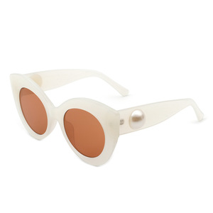 Wholesale Fashion Custom Designer <b>Sunglasses</b> logo Small Cat Eye Retro Diamond Women <b>Sunglasses</b> 2025 - Product Image 6