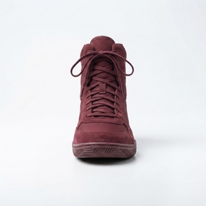 Chaussures de boxe montantes pour hommes, légères et respirantes, pour l'entraînement sportif, avec semelle à adhérence flexible et soutien de la cheville, idéales pour la salle de sport - Product Image 2