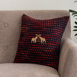 Funda de Cojín Tejida a Mano de Algodón, Estilo Étnico Boho, Decorativa para Sala de Estar, para Cojín de Sofá - Product Image 6