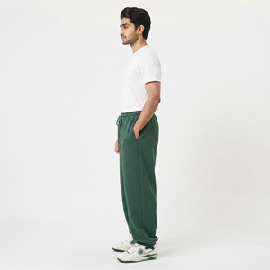 Meen Baggy Sweat <b>Pants</b> Casual <b>Gym</b> Fleece Mid Drawstring Waist High Quality Mid Weight Breathable Winter Wear Sweat <b>Pants</b> <b>Men</b> - Product Image 3