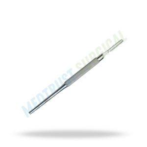 Round Scalpel Handle 16.5cm Neuro Spine Surgical Instrument Stainless Steel Blade <b>Holder</b> Surgical Use - Product Image 3