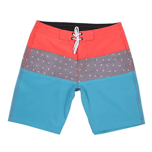 Short de plage pour hommes, short de bain à changement de couleur, écologique, respirant, taille élastique, en toile, séchage rapide, maillot de bain d'été - Product Image 1