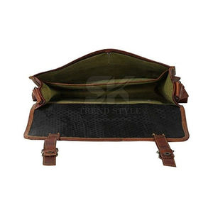 Bolso bandolera de cuero genuino 100% al por mayor, de alta calidad y precio económico, para unisex. - Product Image 6