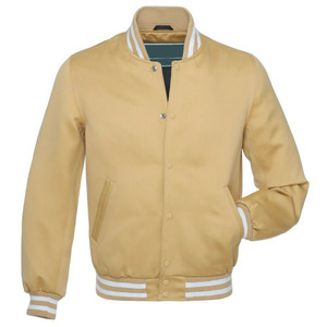 Chaqueta Varsity Unisex Personalizada de Alta Calidad, Multicolor, de Lona, con Cuello Alto, Estilo Casual con Parches y Capucha, Precio Razonable - Product Image 3