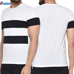 Camiseta Personalizable de Alta Calidad, Estilo Urbano, Casual, con Rayas, Manga Corta, para Hombre, Nuevo Estilo, a la Moda - Product Image 6