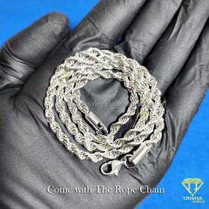Luxury " UPK " Letter <b>Necklace</b> Iced Out Diamond Pendant Hip Hop Jewelry For Men - Product Image 6